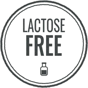 Lactose free, sin lactosa